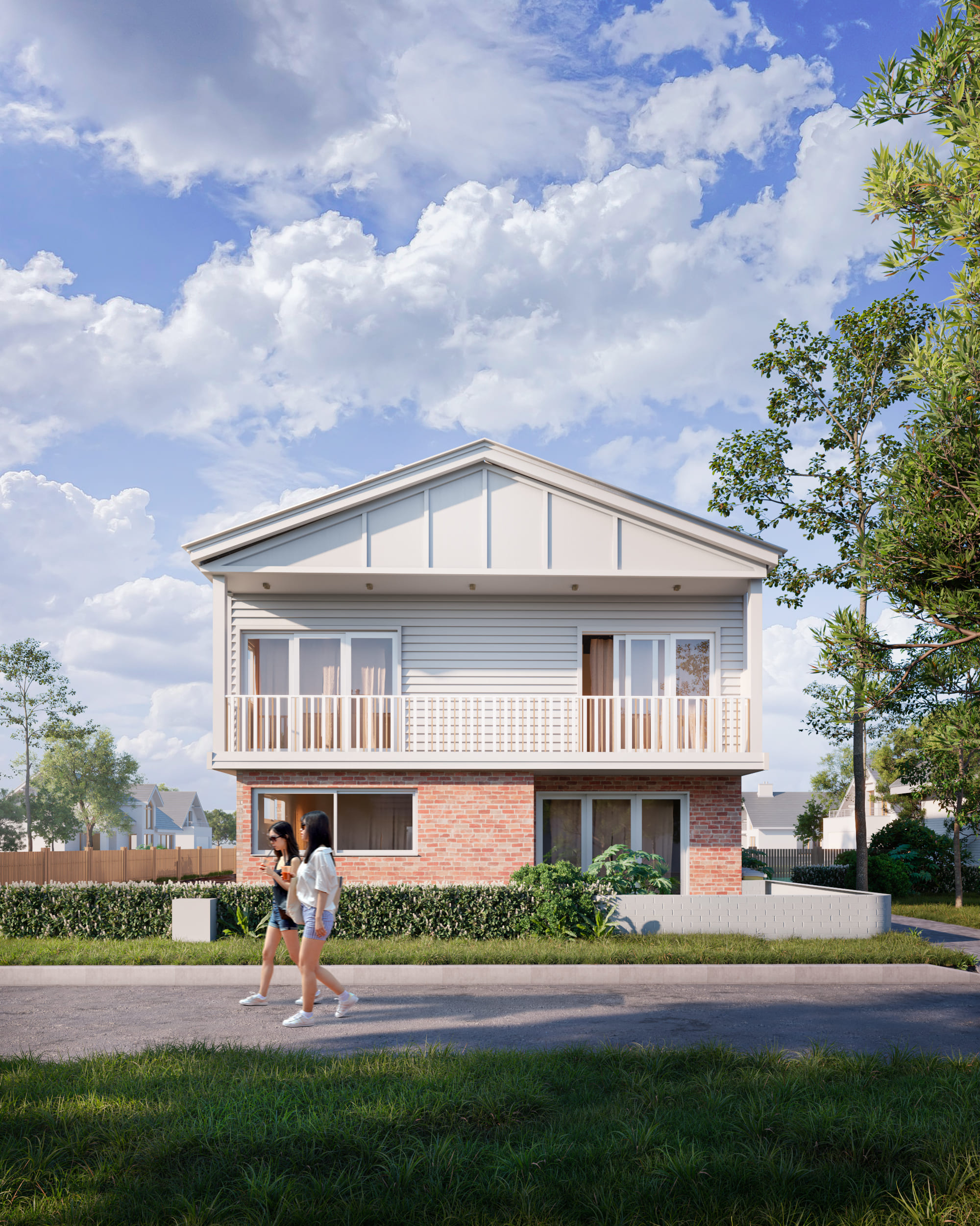 Vivienda Suburban — Lateral